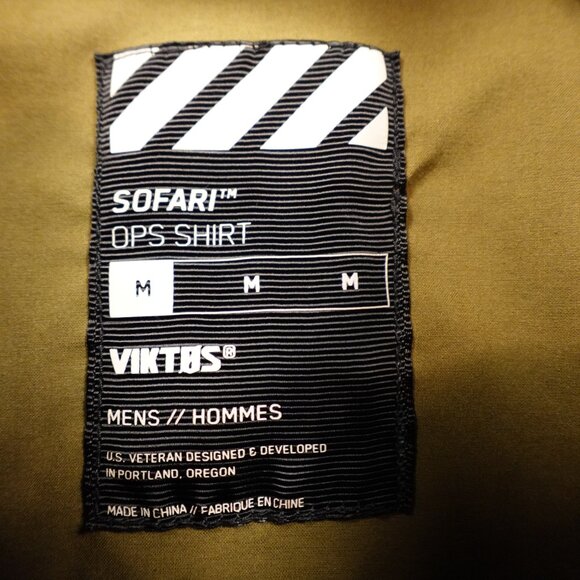 Viktos Sofari Ops Shirt Men’s Medium Olive Tactical Stretch Button-Up - Picture 3 of 12